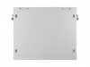 Lanberg Szafa instalacyjna rack wisząca 19 cali 9U 600x450 drzwi perforowane (flat pack) szara